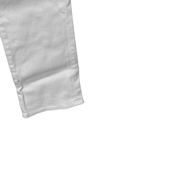 L'Agence Women's White High-Rise Nadia Cropped Jeans Pants Size 27 - Picture 3 of 8